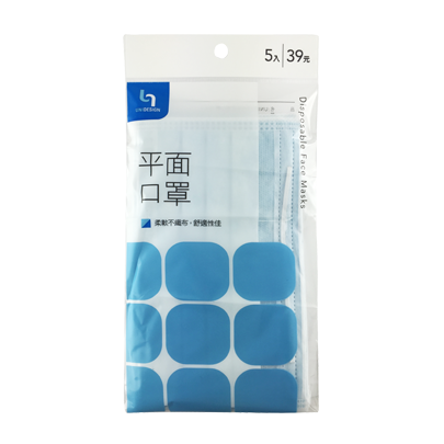 Unidesign平面口罩 5入 口罩 個人用品 日用品 Unidesign 7 Eleven 統一超商
